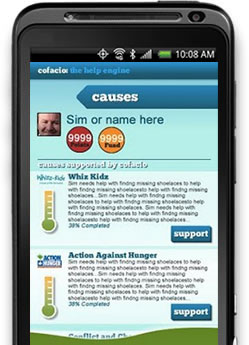 Cofacio App Screen 